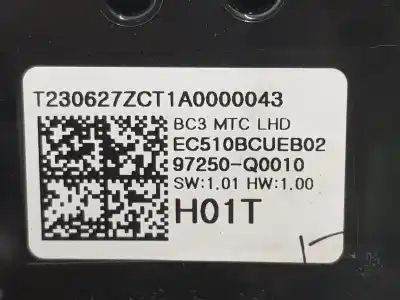 Peça sobressalente para automóvel em segunda mão comando de sofagem (chauffage / ar condicionado) por hyundai bayon (bc3) 1.2 mpi referências oem iam 97250q0010  97250q0010