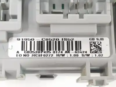 Second-hand car spare part fuse box unit for hyundai i20 ii (gb, ib) 1.2 oem iam references 91950c8520  91950c8520