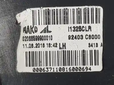 Recambio de automóvil de segunda mano de piloto trasero izquierdo interior para hyundai i20 ii (gb, ib) 1.2 referencias oem iam 92403c8000  92403c8000