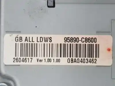 Second-hand car spare part camera for hyundai i20 ii (gb, ib) 1.2 oem iam references 95890c8600  95890c8600