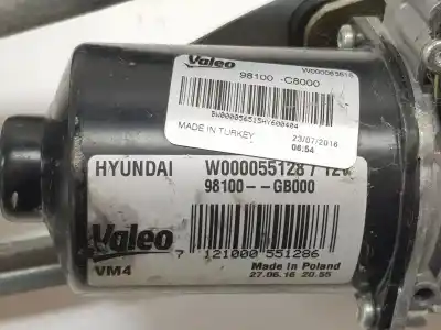 Автозапчастина б/у двигатель передніх склоочисників для hyundai i20 ii (gb, ib) 1.2 посилання на oem iam 98110c8000  