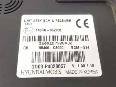 Автозапчастина б/у електронний модуль для hyundai i20 ii (gb, ib) 1.2 посилання на oem iam 95400c8090  95400c8090