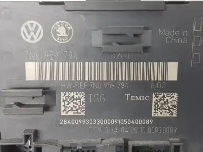 Piesă de schimb auto la mâna a doua modul electrotic pentru skoda superb combi (3t5) 2.0 tdi dpf referințe oem iam 7n0959794  7n0959794
