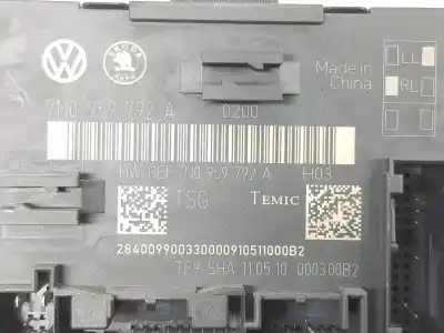 Piesă de schimb auto la mâna a doua modul electrotic pentru skoda superb combi (3t5) 2.0 tdi dpf referințe oem iam 7n0959792a  7n0959792a