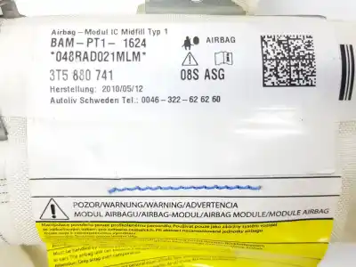 Автозапчасти б/у подушка безопасности передняя левая шторка безопасности за skoda superb combi (3t5) 2.0 tdi dpf ссылки oem iam 3t5880741  3t5880741