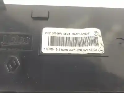 Second-hand car spare part climate control for renault fluence 1.5 dynamique [1.5 ltr. - 78 kw dci diesel] oem iam references 275100018r  275100018r