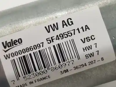 Second-hand car spare part rear windshield wiper motor for skoda fabia 1.0 mpi oem iam references 5f4955711a  