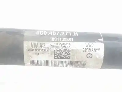 Автозапчастина б/у передня ліва трансмісія для skoda fabia 1.0 mpi посилання на oem iam 6c0407271h  6c0407271h