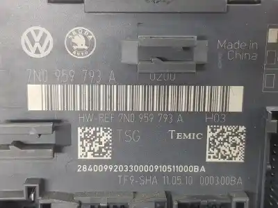Автозапчасти б/у электронный модуль за skoda superb combi (3t5) 2.0 tdi dpf ссылки oem iam 7n0959793a  7n0959793a