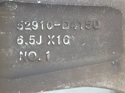 Peça sobressalente para automóvel em segunda mão jante por kia optima (jf) 1.7 crdi referências oem iam 52910d4150  6.5jx16