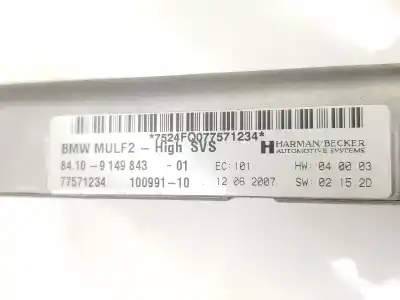 Second-hand car spare part electronic module for bmw serie 3 cabrio (e93) 3.0 oem iam references 84109149843  9149843
