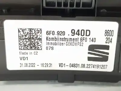 Peça sobressalente para automóvel em segunda mão quadrante por seat ibiza 1.0 tsi referências oem iam 6f0920940d  6f0920940d