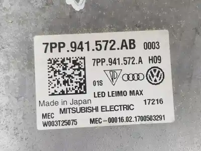 Автозапчастина б/у блок управління ксеноновими фарами для porsche macan (95b) 3.0 s diesel посилання на oem iam 7pp941572ab  7pp941572ab