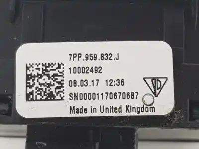 Second-hand car spare part switch for porsche macan (95b) 3.0 s diesel oem iam references 7pp959832j  7pp959832j