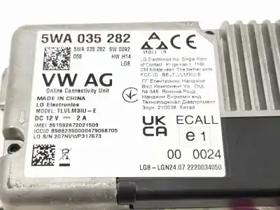 Second-hand car spare part electronic module for seat ibiza 1.0 tsi oem iam references 5wa035282  5wa035282