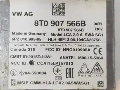 Автозапчастина б/у електронний модуль для porsche macan (95b) 3.0 s diesel посилання на oem iam 8t0907566b  8t0907566b