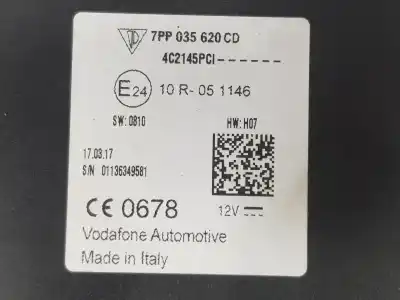 Автозапчастина б/у електронний модуль для porsche macan (95b) 3.0 s diesel посилання на oem iam 7pp035620cd  7pp035620cd