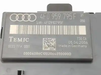 Second-hand car spare part electronic module for audi a6 berlina 3.0 v6 24v tdi oem iam references 4f0959795f  4f0959795e