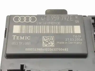 Second-hand car spare part electronic module for audi a6 berlina 3.0 v6 24v tdi oem iam references 4f0959792e  4f0959792e