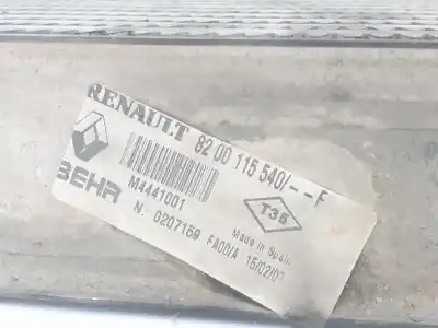 Second-hand car spare part intercooler for renault scénic ii (jm0/1_) 1.5 dci (jm1e, jm16) oem iam references 8200115540  8200115540