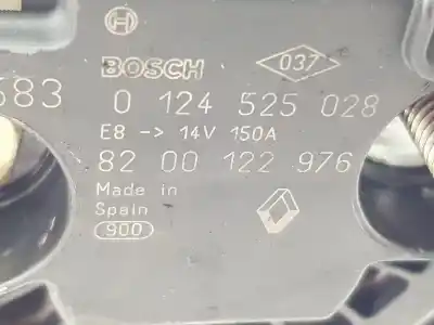 Second-hand car spare part alternator for renault scénic ii (jm0/1_) 1.5 dci (jm1e, jm16) oem iam references 8200122976  8200122976