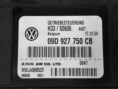 Second-hand car spare part automatic gearbox control unit for porsche cayenne (9pa) turbo 4.5 oem iam references 95561802112  09d927750cb