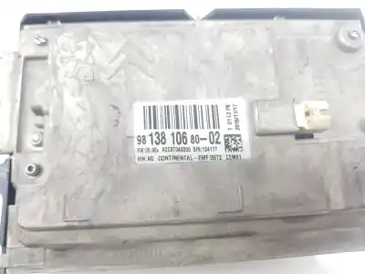 Second-hand car spare part multifunction display for citroen c4 lim. 1.6 blue-hdi fap oem iam references 9813810680  9813810680