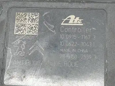 Second-hand car spare part abs for citroen c3 (s desde 09/2009) 1.2 12v oem iam references 10091511673  1608752780