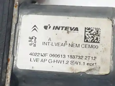 Автозапчастина б/у двиг скла задне ліво для citroen c3 (s desde 09/2009) 1.2 12v посилання на oem iam 9223f9  9223f9