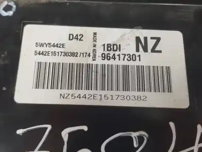 Second-hand car spare part ecu engine control for chevrolet matiz 1.0 cat oem iam references 96417301  96417301