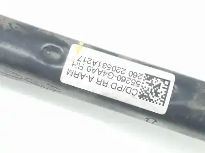 Автозапчастина б/у правий задний кронштейн для hyundai i30 (pde, pd, pden) 1.4 t-gdi посилання на oem iam 55260g4aa0  55260g4aa0