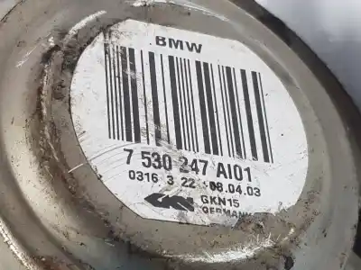 Second-hand car spare part rear left transmission for bmw serie 3 compact (e46) 2.0 16v diesel cat oem iam references 7530247  33217530965