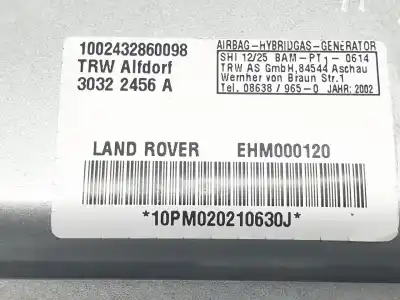 Автозапчасти б/у подушка безопасности передняя правая за land rover range rover (lm) td6 vogue ссылки oem iam ehm000120  xh4214c583aa