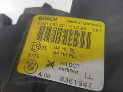 Second-hand car spare part left headlight for bmw 3 (e46) 318 i oem iam references 8361947  6902745