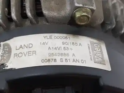 Автозапчастина б/у генератор для land rover range rover (lm) 3.0 td6 посилання на oem iam yle000051  1h4z10300bba