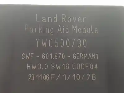 Pièce détachée automobile d'occasion boitier de commande moteur pour land rover range rover (lm) 3.6 td v8 références oem iam ywc500730  7h2215k866aa