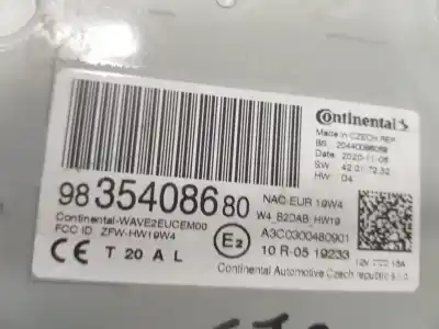 Piesă de schimb auto la mâna a doua sistem de navigare gps pentru peugeot rifter 1.5 blue-hdi fap referințe oem iam 9835408680 1673327180 1141cb 
