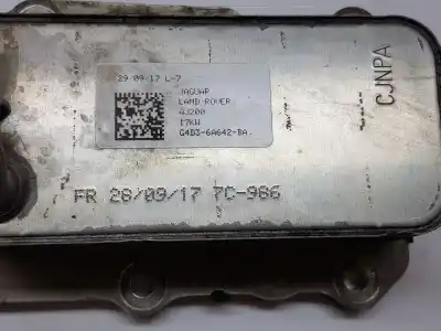 Автозапчастина б/у масляний радіатор для land rover range rover evoque pure посилання на oem iam g4d36a642ba  lr075630