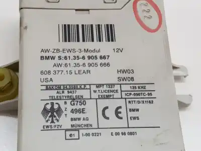 Second-hand car spare part electronic module for bmw 3 (e46) 316 i oem iam references 61356905667  9145097