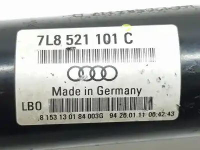 Автозапчастина б/у передня центральна трансмісія для audi q7 (4l) 3.0 tdi v6 advance quattro (176kw) посилання на oem iam 7l8521101c  7l8521101c