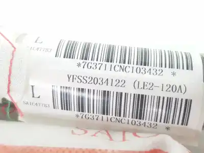 Автозапчасти б/у подушка безопасности передняя левая шторка безопасности за mg rover mg hs 1.5 ehs hybrid (csa6463) ссылки oem iam 10363711  10363711