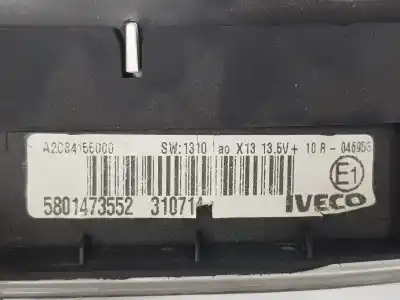 Автозапчастина б/у панель інструментів для iveco daily furgón 2.3 diesel cat посилання на oem iam 5801473552  5801815717