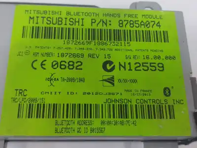 Автозапчасти б/у электронный модуль за mitsubishi l 200 2.5 di-d ссылки oem iam 8785a074  8785a074
