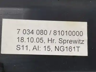 Peça sobressalente para automóvel em segunda mão porta luvas por bmw 5 (e60) 525 d referências oem iam 51167034080  7034080