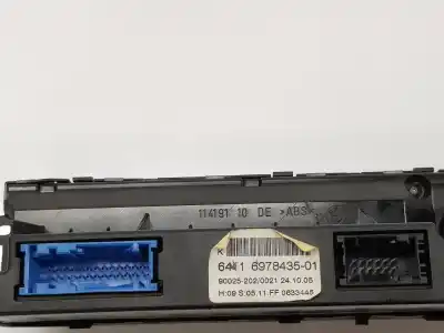Peça sobressalente para automóvel em segunda mão comando de sofagem (chauffage / ar condicionado) por bmw 5 (e60) 525 d referências oem iam 64116978435  6978435