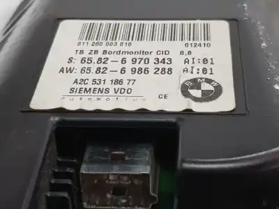 Second-hand car spare part multifunction display for bmw 5 (e60) 525 d oem iam references 62109194889  9194889