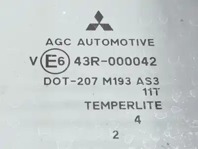 Автозапчасти б/у заднее левое окно за mitsubishi l 200 2.5 di-d ссылки oem iam 6131a055  6131a055