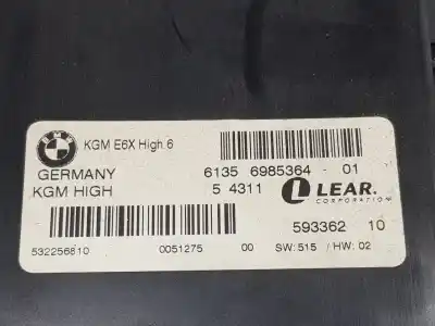 Second-hand car spare part electronic module for bmw 5 (e60) 525 d oem iam references 61356985364  6985364