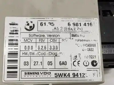 Second-hand car spare part electronic module for bmw 5 (e60) 525 d oem iam references 61356981416  6981416