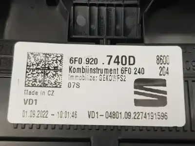 Peça sobressalente para automóvel em segunda mão quadrante por seat ibiza 1.0 tsi referências oem iam 6f0920740d  6f0920740d